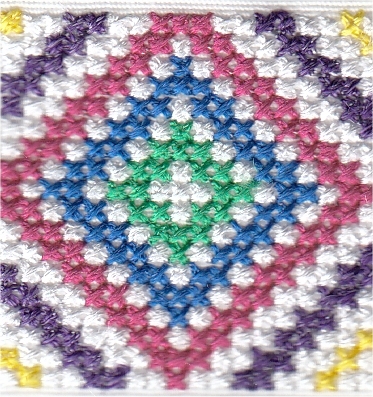 Loom wide 8 white and colour single