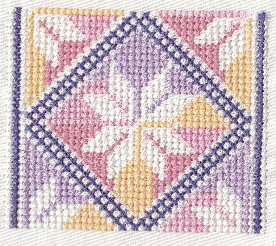 loom wide 7 leaf border
